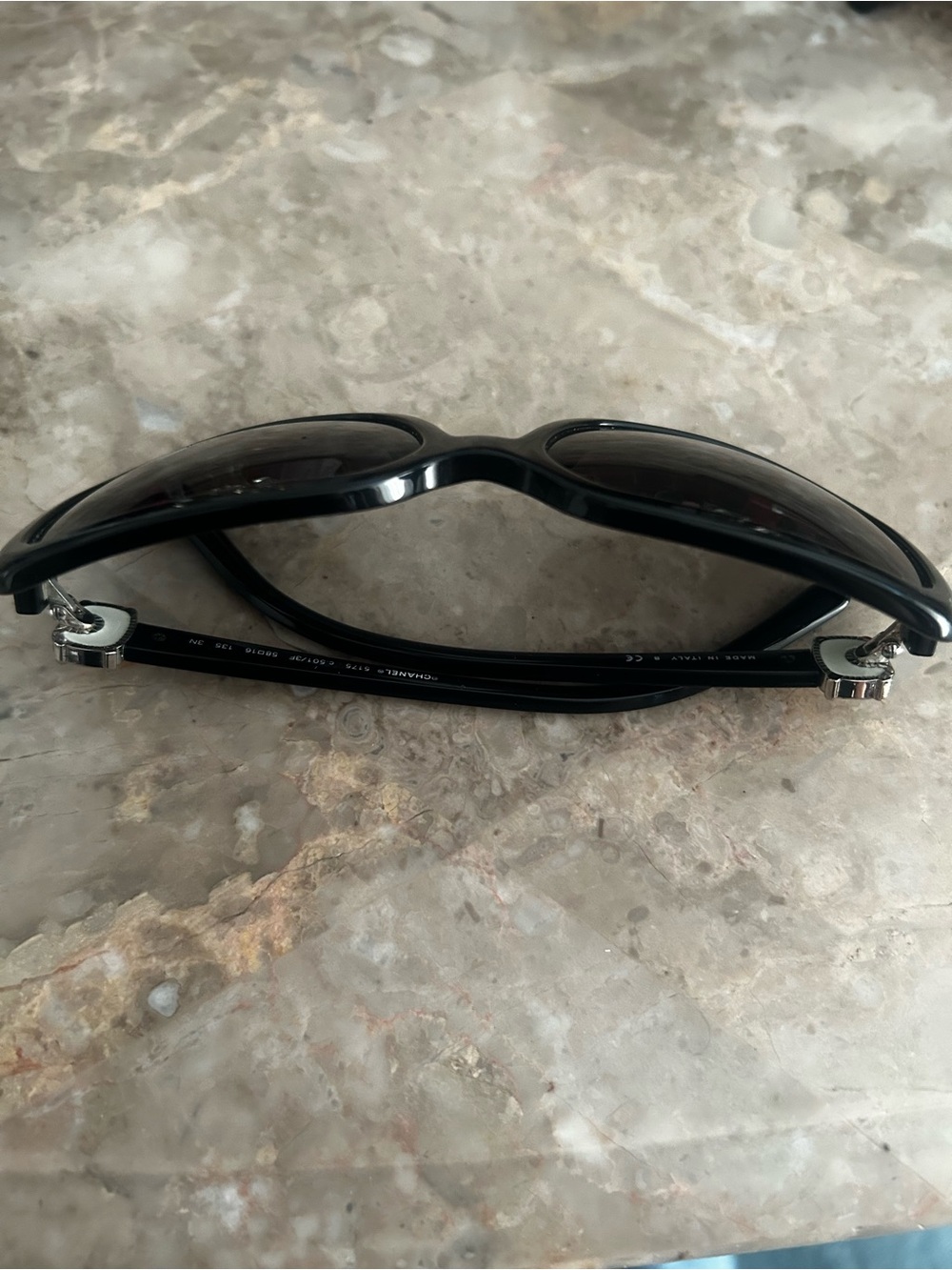 Vintage Chanel-Classic Black Women's Sunglasses - Picture 4 of 8